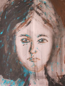 Mariola IV, Acryl auf Papier, 40x30cm, 2013